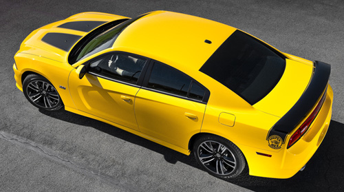 2012 Dodge Charger SRT Super Bee - Stinger Yellow Top